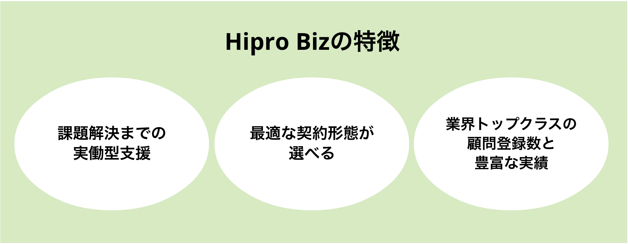 Hipro Biz（ハイプロビズ）の３つの特徴